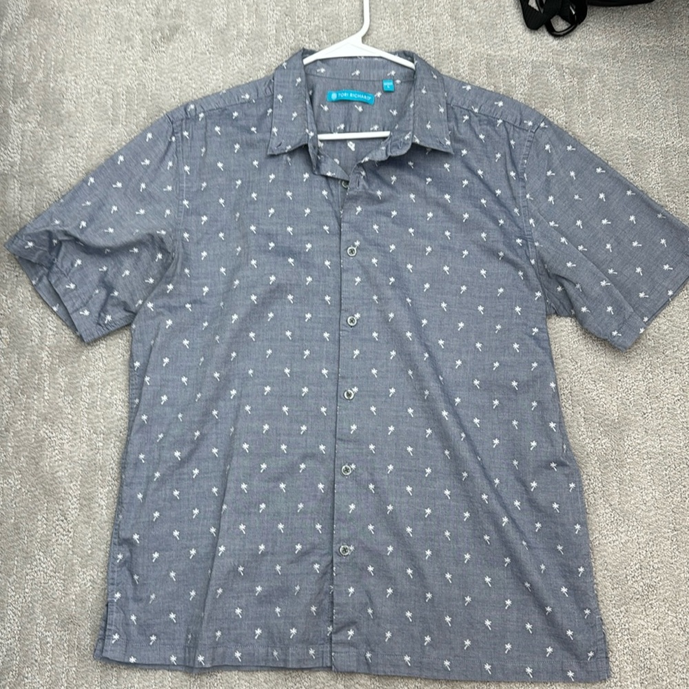Tori Richard Palms Aloha Shirt Large